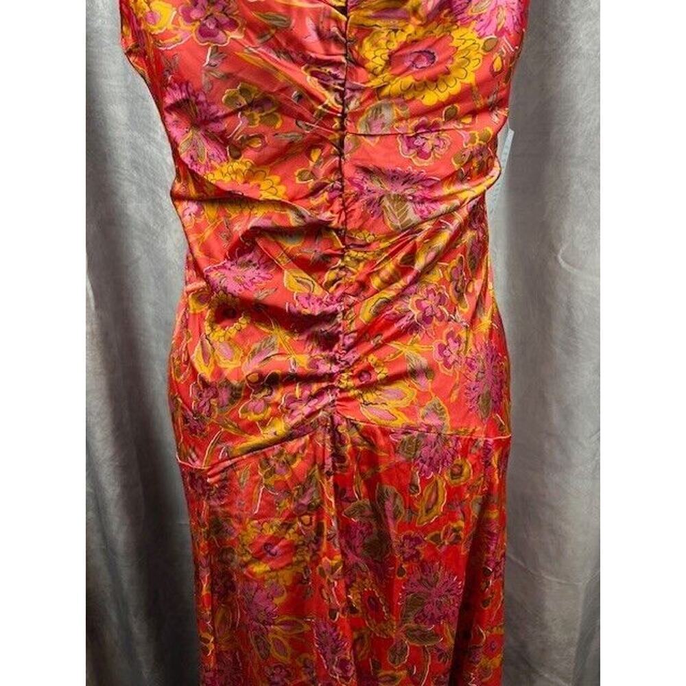 MELLODAY Halter Floral Print Dress Size L - Picture 3 of 9